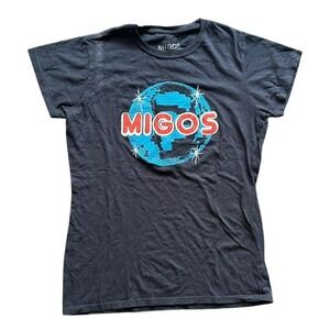 Migos Globe World Quavo Offset Takeoff Rap Tee Merch Women's Size XL